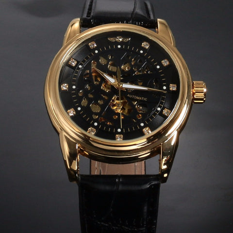Relógio Ouro Preto Hongc