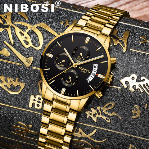 Relógio Nibosi Blindado em Inox.